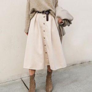 OAK & FORT Midi Skirt w/ tags